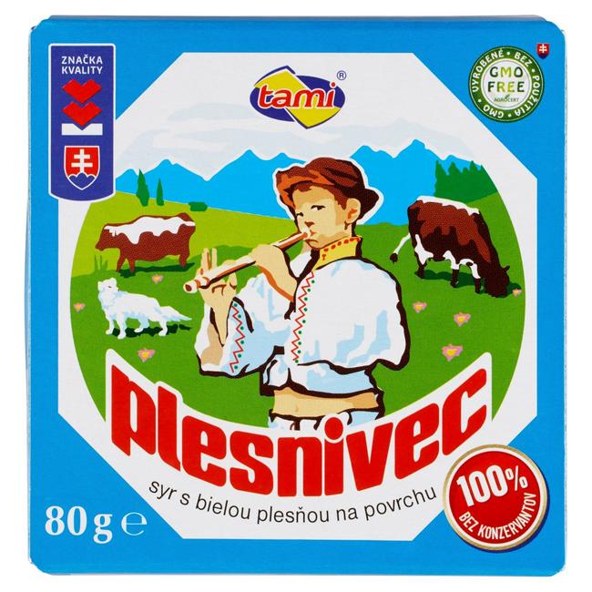 Tami Plesnivec Syr s bielou plesňou na povrchu 80 g - Klas