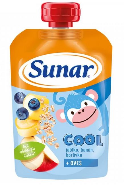 Sunár Cool kapsička s príchuťou čučoriedka, banán a ovsené vločky 110 g - Klas