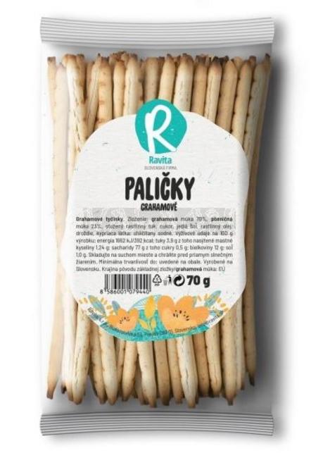 Ravita Paličky grahamové tyčinky 70 g - Klas