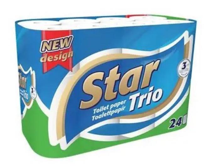 Toaletný papier Star Trio 3 vrstvový 32 ks - Klas