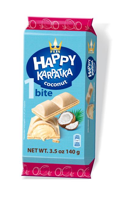 Happy karpatka oblátky kokosové 140 g - Klas