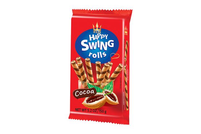 Happy swing kakaové trubičky 150 g - Klas
