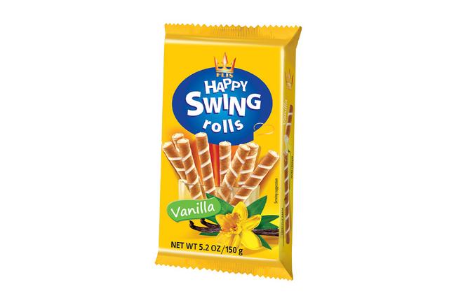 Happy swing vanilkové trubičky 150 g - Klas