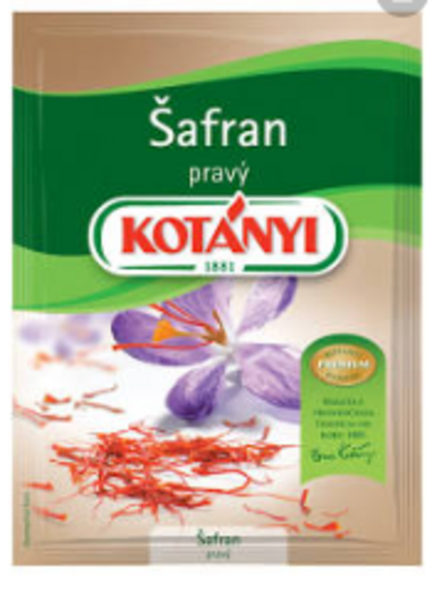 Kotányi šafrán pravý 0,12 g - Klas