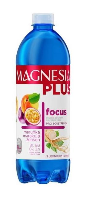 Magnesia Plus Focus merhuľa, marakuja, ženšen 700 ml - Klas