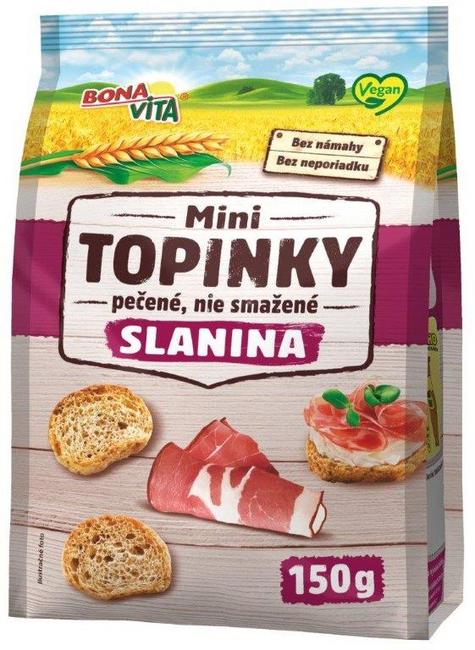 Bonavita Mini topinky slaninové 150 g - Klas