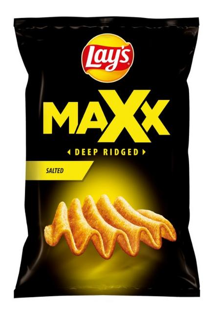 Lay´s Maxx Lupienky vyprážané zemiakové slané 120 g - Klas