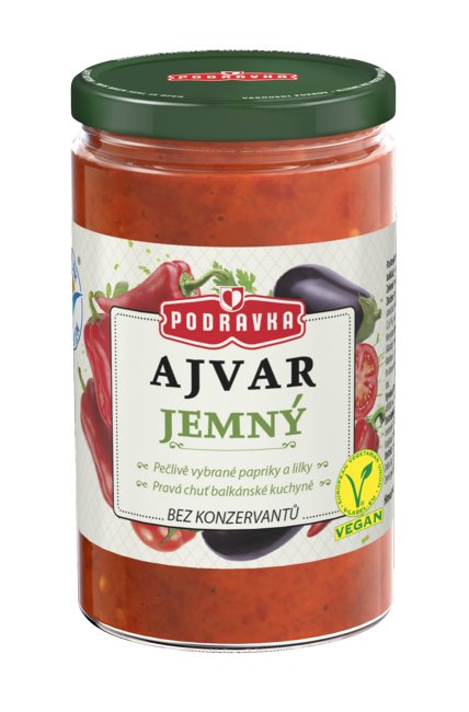 Podravka Nátierka ajvar jemný 350 g - Klas