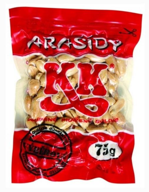 KK arašídy pražené solené 75 g - Klas