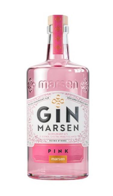 Marsen gin pink s príchuťou malín a jahôd 38% 0,7 l - Klas