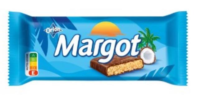 Orion Margot tyčinka s kokosom 80 g - Klas