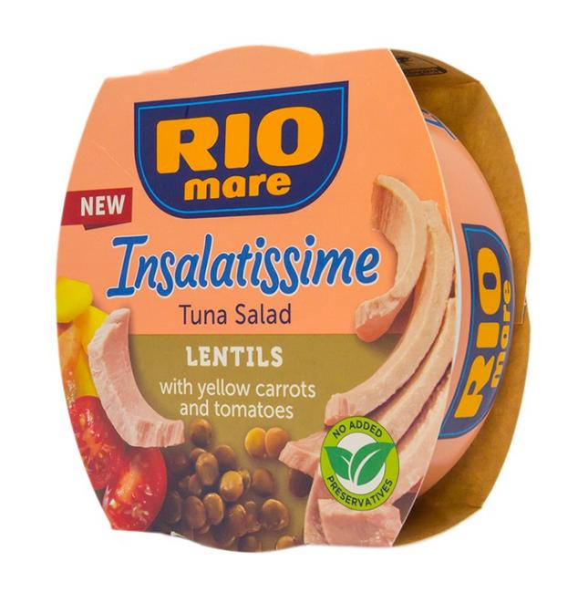 Rio Mare Insalatissime šalát tuniakový so šošovicou 160g - Klas