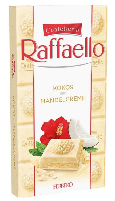 Raffaello čokoláda kokos a mandle 90g - Klas