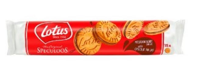 Lotus Biscoff sušienky s čokoládovou náplňou 150 g - Klas