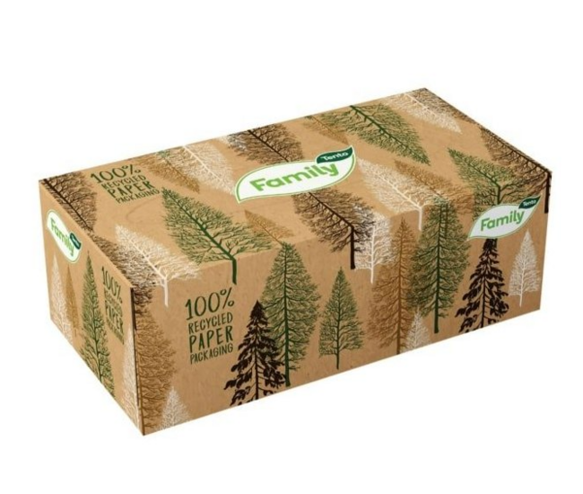 Tento Family Design kozmetické utierky 2 vrstvové 200 ks - Klas