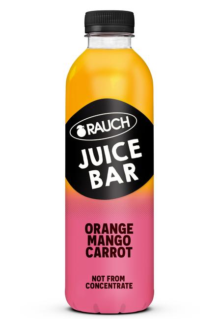 Rauch 100% Ovocná šťava chladená mango pomaranč mrkva 800 ml - Klas