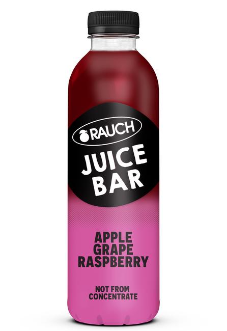 Rauch 100% Ovocná šťava chladená malina jablko hrozno 800 ml - Klas