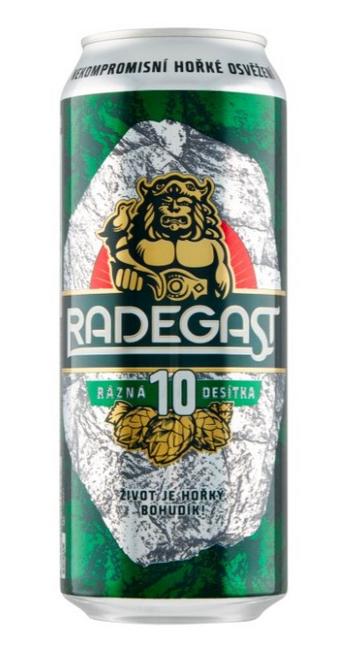 Radegast Pivo rázná 10°plechovka 500 ml - Klas