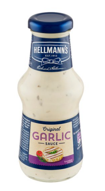 Hellmann’s grilovacia cesnaková omáčka k mäsu 250 ml sklo - Klas