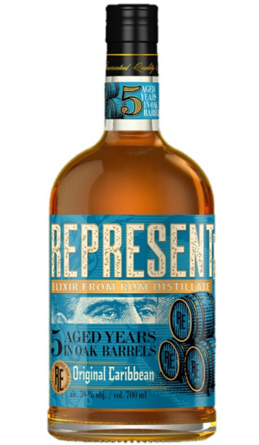 Represent elixír 5YO rum  38% 0,7 l - Klas