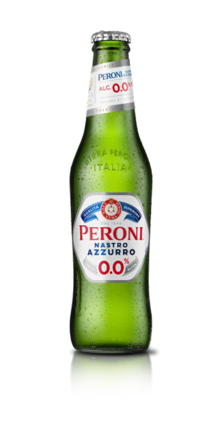 Peroni Nastro Azzurro svetlé nealkoholické europského typu 330ml fľaša - Klas
