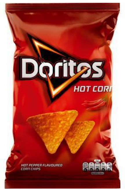 Doritos Lupienky tortilly príchuťou hot corn 100 g - Klas