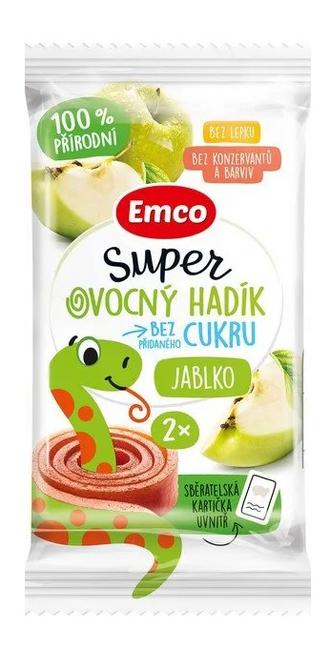 EMCO ovocný hadík s príchuťou jablko 20g - Klas