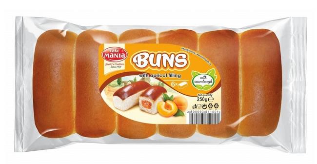 BUNS Buchtičky marhuľové 250 g - Klas