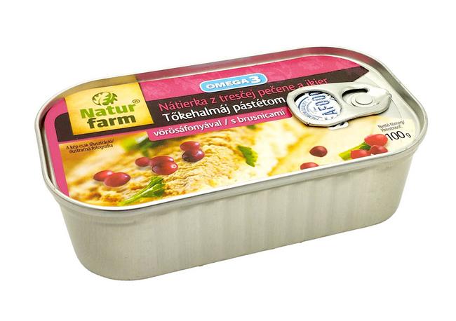 Naturfarm Nátierka z tresčej pečene a ikier s brusnicami 100 g - Klas