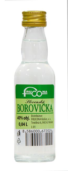 Frucona Slovenská borovička 38% 0,04 l - Klas