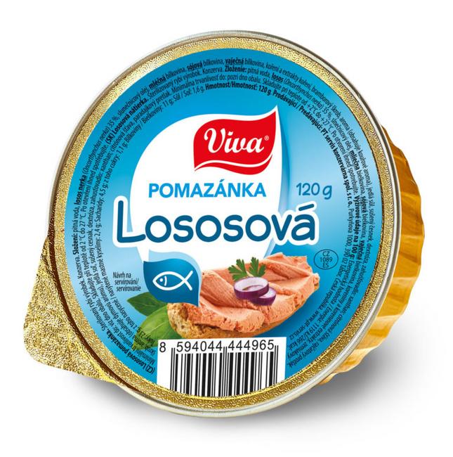 Viva Pomazánka Lososová 120 g - Klas