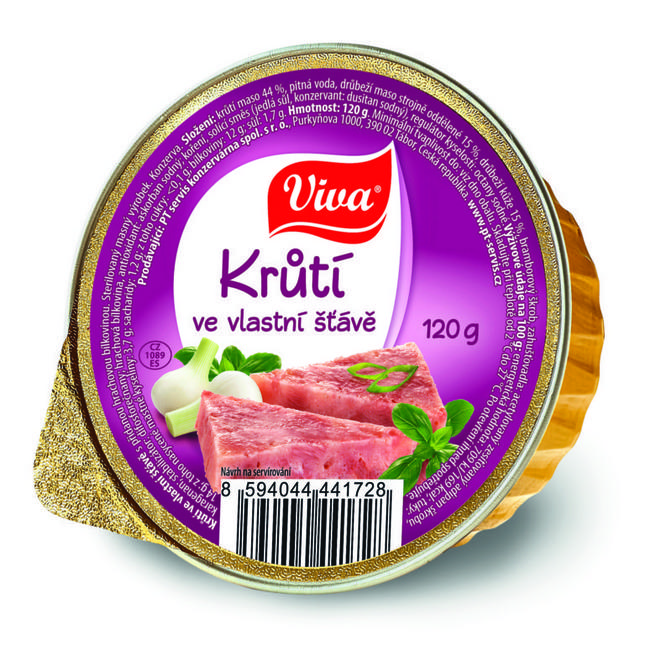Viva Morčacie vo vlastnej šťave 120 g - Klas