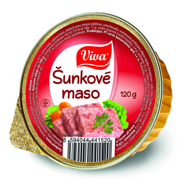 Viva šunkové mäso 120 g - Klas