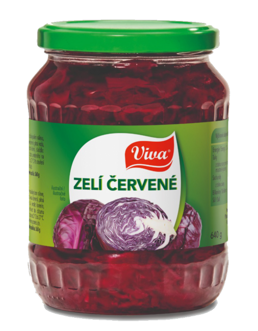 Viva Kapusta červená 670 g /PP 360 g/ - Klas