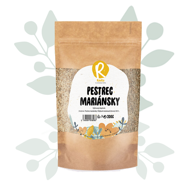 Pestrec mariánsky drvený 200 g - Klas