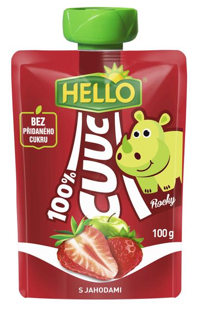 Cuuc detská výživa v kapsičke 100% jahoda 100 g - Klas