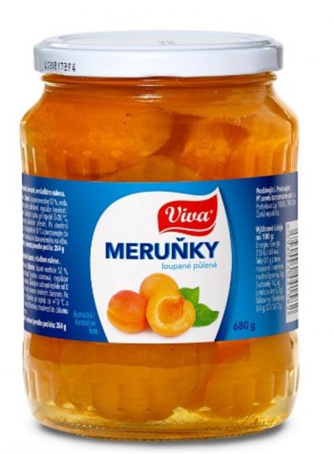 VIVA marhuľový kompót 680g - Klas