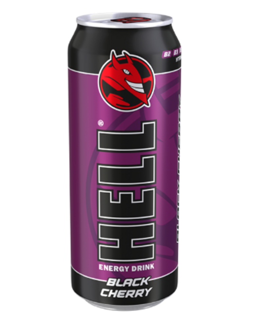 Hell Black cherry energy drink 500 ml - Klas