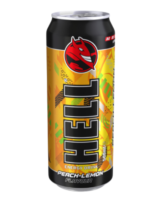 Hell Premium green peach lemon drink 500 ml - Klas