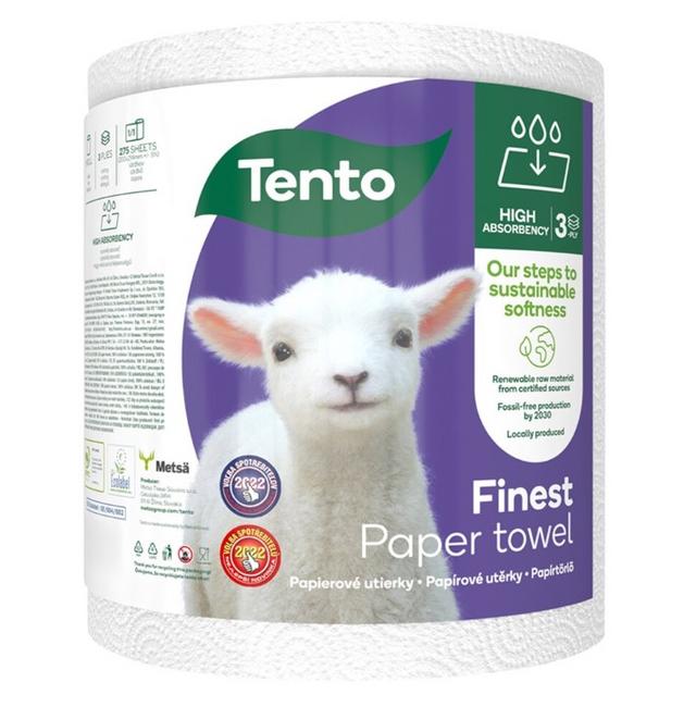 Tento Finest Kuchynské utierky 3-vrstvové 1 ks - Klas