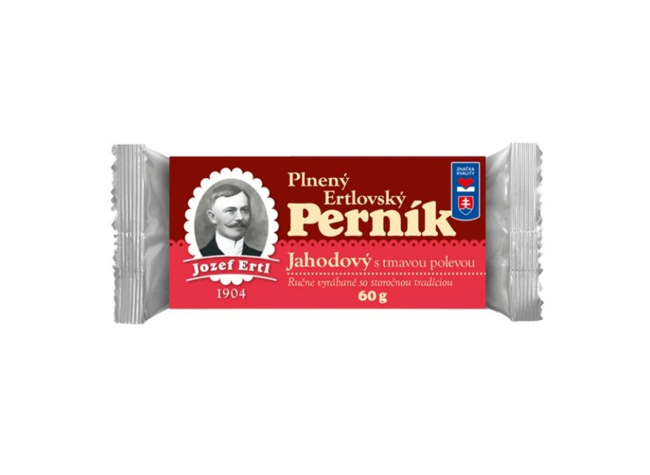 Ertlovský perník slivkový s tmavou polevou 60g - Klas