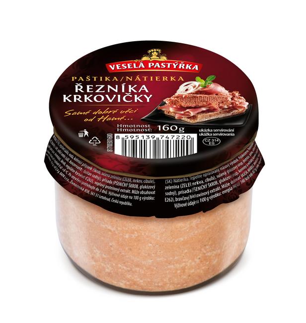 Veselá pastýřka paštéta řezníka krkovičky 160 g - Klas