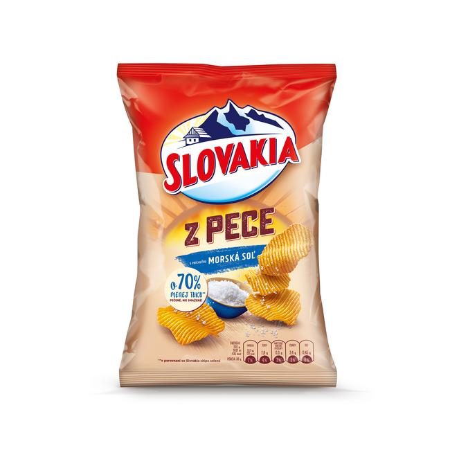 Slovakia Chips z pece morská soľ 100 g - Klas