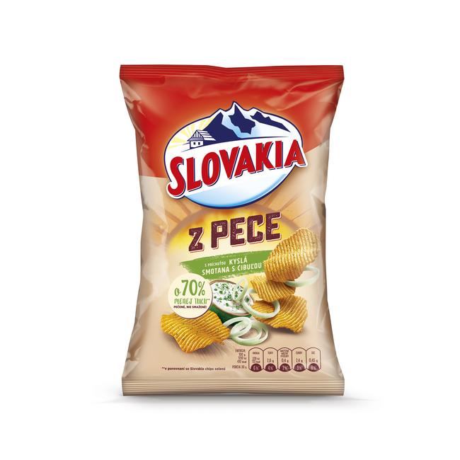 Slovakia Chips z pece smotana a cibuľa 100 g - Klas