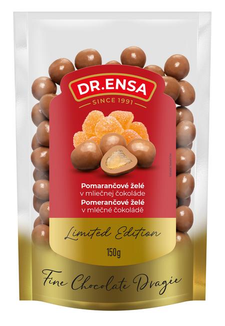 Dr. Ensa Želé pomarančové v mliečnej čokoláde 150 g - Klas