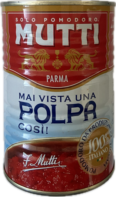 Mutti pomodori polpa Paradajky v konzerve Najemno nakrájané 400 g - Klas