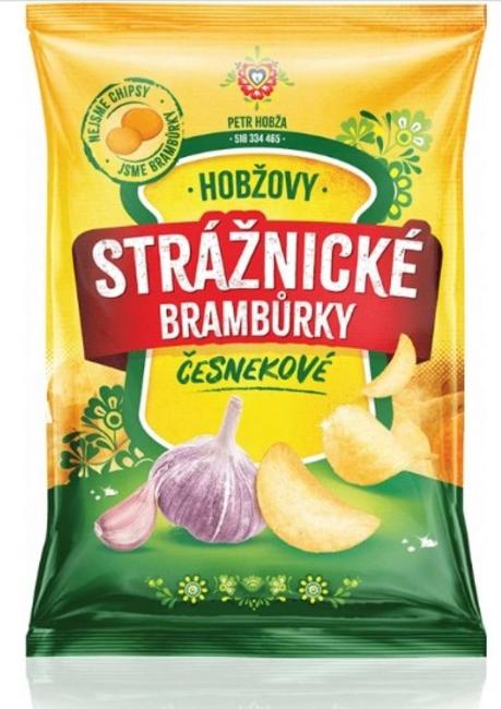 Strážnické zemiakové lupienky cesnakové 60 g - Klas