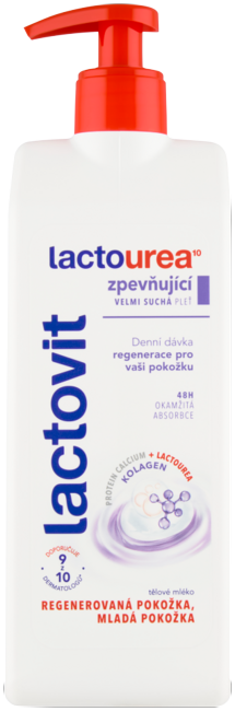Lactovit Lactourea Telové mlieko spevňujúce 400 ml - Klas