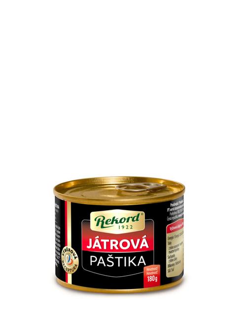REKORD Játrová paštika v konzerve 180 g - Klas