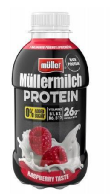 Müller Müllermilch protein ZERO malina 400 g - Klas